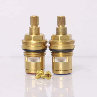 

Replacement Bathroom Basin 2PCS Pair 12 Ceramic Disc Cartridge Mixer Tap Inner
