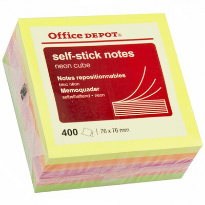 

Office Depot Fluorescent color sticky note notes N stickers stickers stickers easy stickers Pepsi stickers 3 3 inch colored OD654M1
