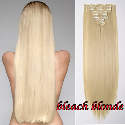 

175g1set Clip In Hair Extension Sexy Straight Long Hair 8 Pieces1set Clip In Human Hair Extensions