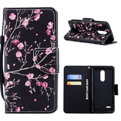 

MOONCASE Sony Xperia XZ2 painted leather case with small hand strap - black safflower