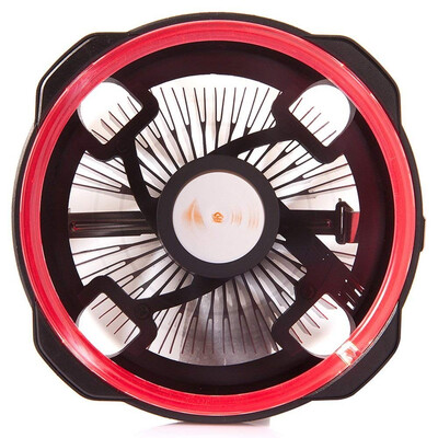 

GOLDEN FIELD Lighting Ray Heatsink & Fan Low Noise Red Halo LED CPU Air Cooler Radiator For Intel & AMD