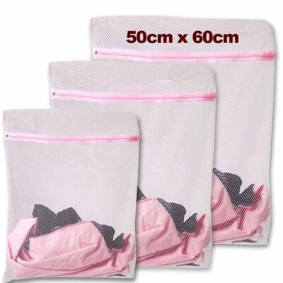 

10PCS Zippered Mesh Laundry Wash Bags Foldable Delicates Lingerie Bra Socks Underwear Washing Machine Clothes Protection Net