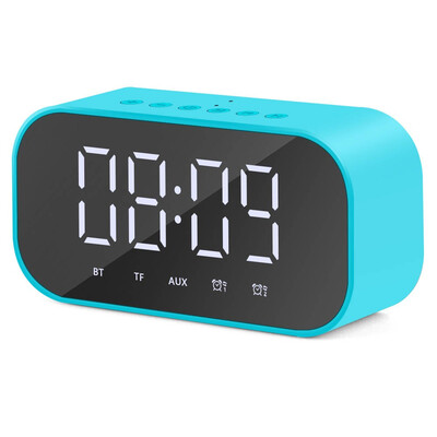 

TOPROAD Portable Bluetooth Speaker Wireless Stereo Music Player Support LED Display Digital Alarm Clock TF card AUX Handsfree