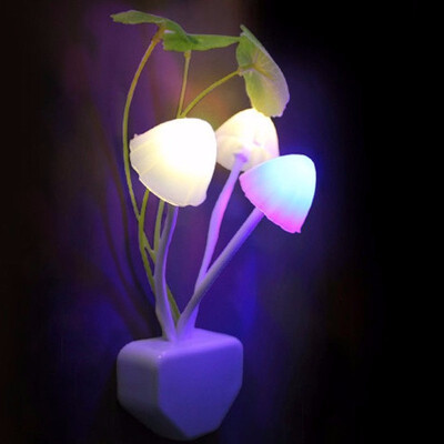 

GodRays G051201 - M02 Smart Light Control Mushroom Night Lamp Auto Change Color EU PLUG AC 110 - 220 V pink yellow&purple
