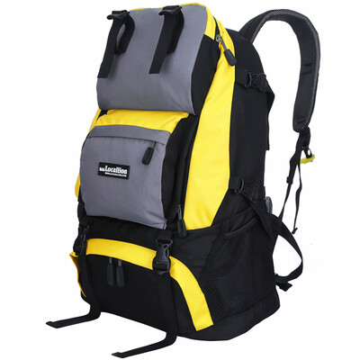 

LOCAL LION 062 outdoor leisure multi-function backpack mountaineering bag travel bag 062 yellow 45L
