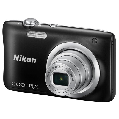 

Nikon (Nikon) Coolpix A100 компактная цифровая камера (20,05 миллиона пикселей 2,7-дюймовый экран, 5x оптический зум 26мм широкоугольный) Черный