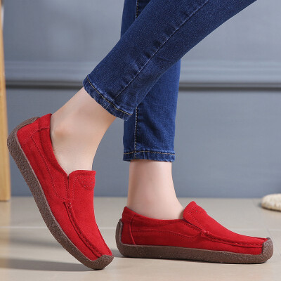 

Spring&autumn large size breathable cloth shoes womens one foot lazy shoes shoes middle-aged mother flat casual shoes