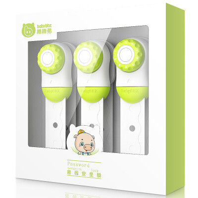 

Bang Bang pig BabyBBZ children&39s security password lock baby security lock drawer lock refrigerator lock lock door lock Apple green 3