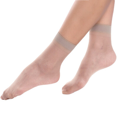 

Jingdong supermarket Langsha LangSha 20 pairs stockings female thin core wire toe transparent short stockings gray uniform