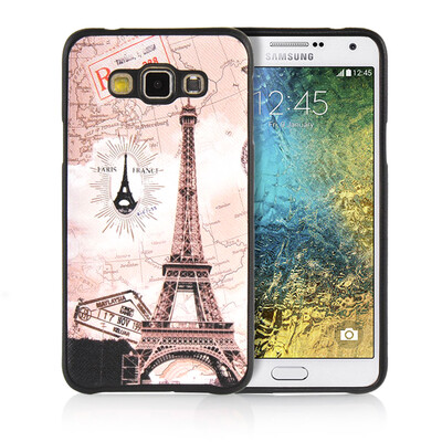 

MOONCASE Painted style Soft Flexible Silicone Gel TPU Skin Shell Back ЧЕХОЛ ДЛЯ Samsung Galaxy E7