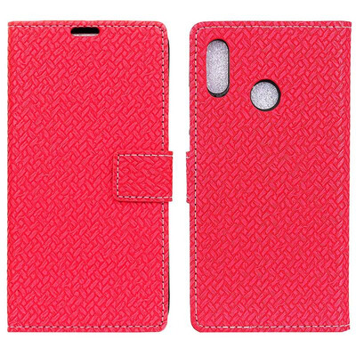 

MOONCASE Millet Mi 8 SE woven leather case - red