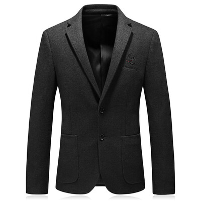 

Thick crepe autumn&winter mens business casual blazer