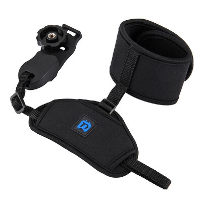 

PULUZ PU224 Soft Neoprene Hand Grip Wrist Strap with Hand Belt Screw Plastic Plate Quick release 1 4 Screw for DSLR Cameras