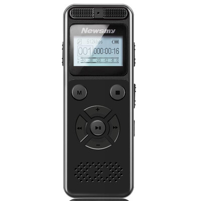 

Newman Newsmy Recorder PD80 16G Remote Intelligent HD Noise Reduction Learning Business Conference Interview Judicial Rights Protection MP3 Player Gold
