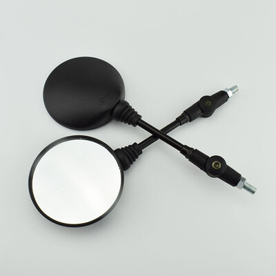 

2PCS Motorcycle Rear Mirror motorbike Rearview For yamaha Honda Suzuki Moto 8mm 10mm Universal Folding Black Side Mirrors