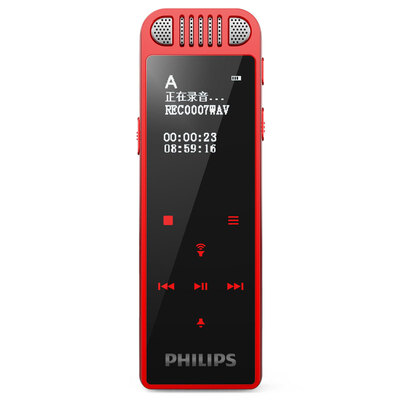 

Philips PHILIPS VTR8060 16GB conference learning record WIFI voice to text APP file transmission sharing intelligent digital noise reduction recorder red