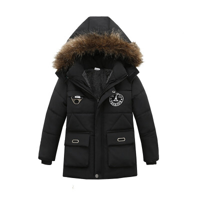 

New Winter Down Jackets For Boys Cotton Children Coats Boys Clothes Long Sleeve Kids Outerwear 3 4 5 Years Kids Coats