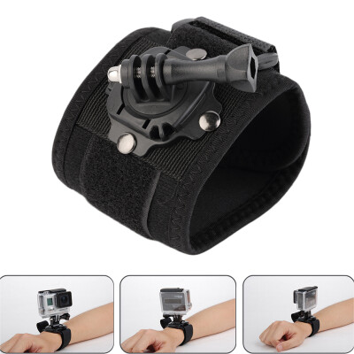 

360 Degree Rotation Wrist Hand Strap Band Holder W/Mount For GoPro 2 3 3+ 4