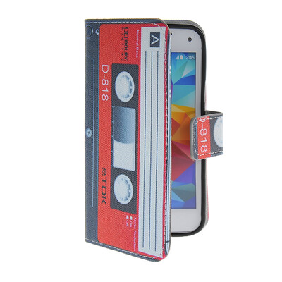 

MOONCASE Pattern Style Leather Side Flip Wallet Card Slot Pouch Stand Shell Back ЧЕХОЛ ДЛЯ Samsung Galaxy S5 i9600