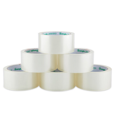 

GuangBo 6 package 55mm * 100y transparent sealing tape tape office stationery FX-25
