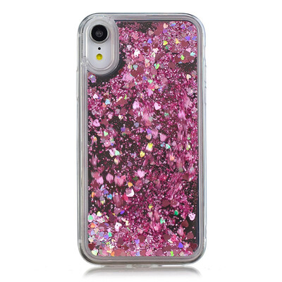 

Fecoprior Back Cover For iPhone XR iPhoneXR Case Mirror Glitter Liquid Quicksand Shining Dynamic Fundas Coque Celulars Capa