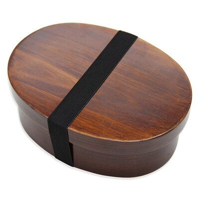 

UpperX Wooden Lunch Boxs Food Containers Japanese Style Bento Lunchbox for Children School Dinnerware Bowl Boxes Travel Organizer