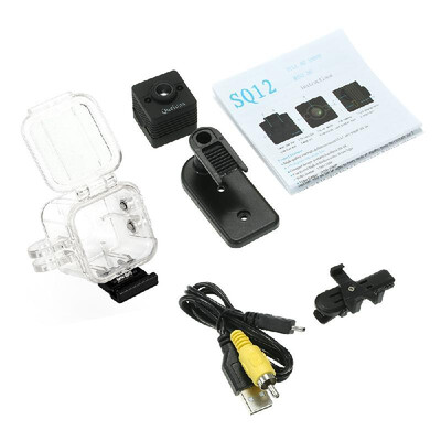 

Quelima SQ12 Waterproof 150 Degree Wide-angle Lens HD 1080P Wide Angle Camcorder DVR Sport Mini Camera