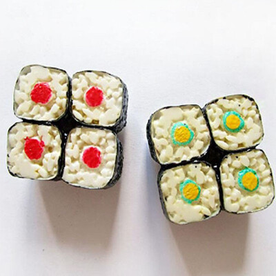 

1Pcs Cute 3D Stickers Sushi Fridge Magnets Simulation of Food Magnets Sushi Resin Refrigerator Fridge Magnetic Stickers