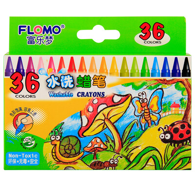 

FLOMO painting tools children 's toys 36 colors - washable crayons 10-0836
