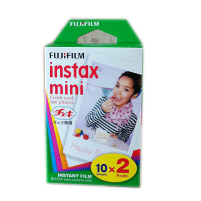 

FirstSeller 20 sheets Fujifilm Instax Mini film for Instant Camera mini 8 7s 25 50s 90 White Edge 3 inch film Photo Paper