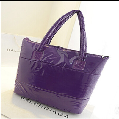 

Korean Style Shoulder Bags Cotton Feather Women Handbags