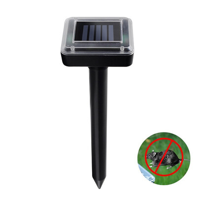 

2pcs Professional Solar rodent repeller ultrasonic pest repellent electronic pest repeller mole snake mouse repellent