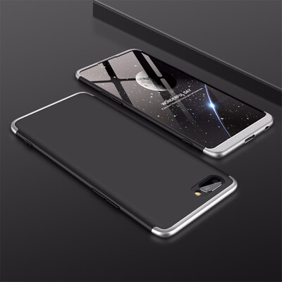 

Goowiiz Phone Case For Oppo A5A3S Fashion Color collision 360 Degree Coverage PC Full Protection