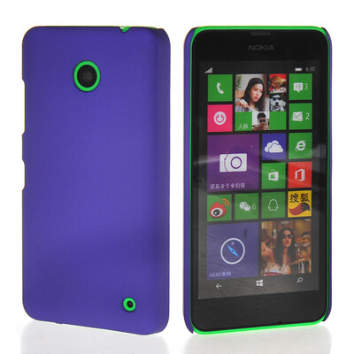 

MOONCASE Hard Rubberized Rubber Coating Devise Back чехол для Nokia Lumia 630 Purple