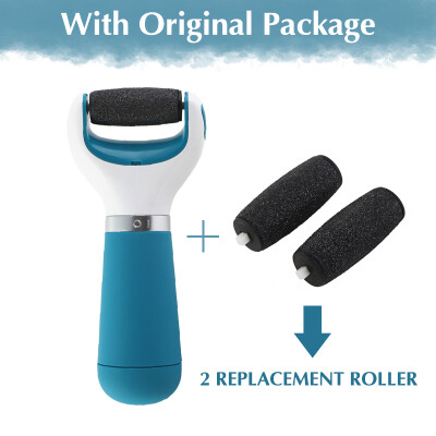 

Velvet Smooth Express Electric Foot Care Tool Heel Exfoliator Remover & 2 Replacement Roller Heads