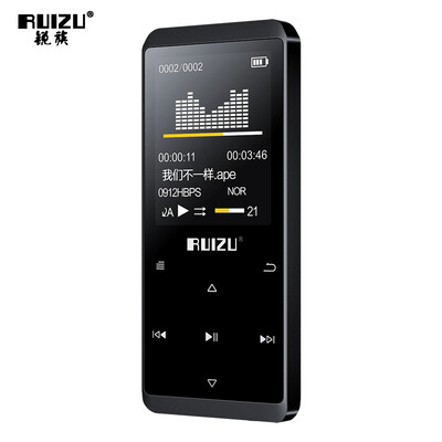 

RUIZU D02 8G Black Belt Bluetooth External Touch Mini Student MP3MP4 Lossless Music Player
