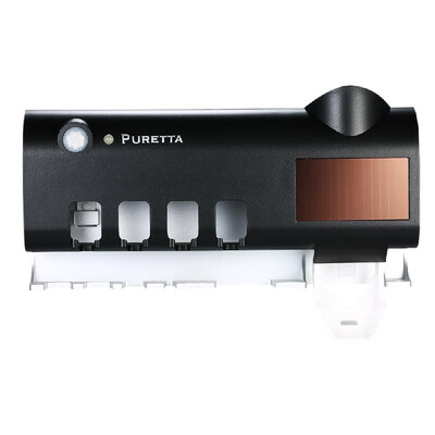 

PURETTA UV Toothbrush Sterilizer Solar Toothbrush Sanitizer Toothbrush Rack Toothbrush Holder Toothbrush Stand Brush Holder with T