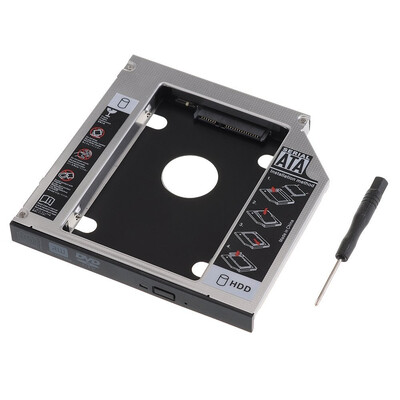 

SATA 2nd HDD SSD Hard disk drive caddy Adapter Bay for HP Presario CQ70 CQ71 CQ60 CQ61 Probook 6360b 6440b Series laptop