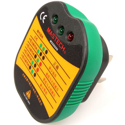 

Huayi MASTECH MS6860N socket tester to detect the ground wire socket safety alarm line insulation leakage detection