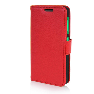 

MOONCASE High quality Leather Wallet Flip Card Slot Pouch Stand Shell Back Case Cover for Nokia X Red