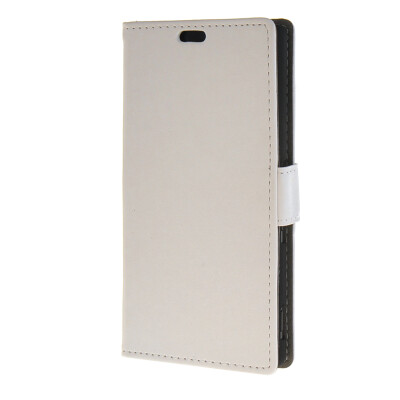 

MOONCASE Simple style Leather Wallet Flip Card Stand Back Case Cover for Sony Xperia Z4 White