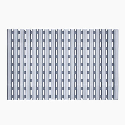 

Non Slip Bath Mat with Suction Cups Drain Hole Bathroom Kitchen Door Floor Tub Shower Safety Mats Anti-Bacteria Grey