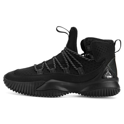 

PEAK mens shoes basketball shoes non-slip wear-resistant shock-absorbing comfort field cement boots sneakers DA830551 black 41 yards