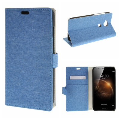 

MOONCASE Huawei Ascend G8 ЧЕХОЛ ДЛЯ Denim Design Flip Folio Wallet Card Slot Stand Blue 03