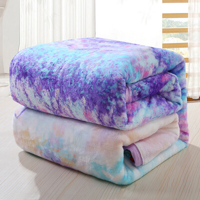 

Jiuzhoulu home carpet blanket coral wool blanket bed sheets summer nap air conditioning blankets