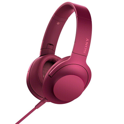 

Sony (SONY) MDR-100AAP h.ear series headphones Bordeaux red