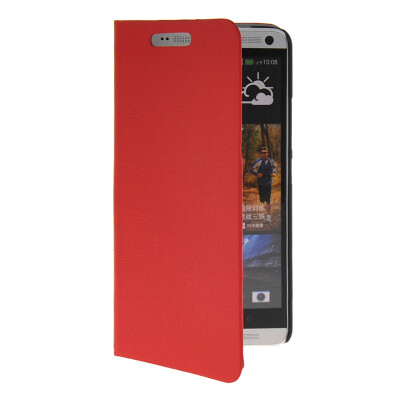 

MOONCASE Slim Leather Flip Wallet Card Pouch with Kickstand Shell Back ЧЕХОЛ ДЛЯ HTC One Max T6 Red