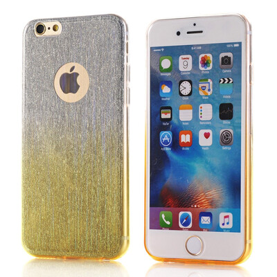 

MOOCASE Monochrome Gradient Glittering Shining Premium TPU Case Cover For iPhone 6 4.7'' / iPhone 6 5.5"