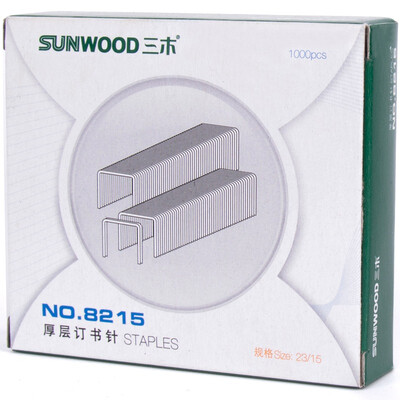 

Miki SUNWOOD 8215 120 pages thick staples staples specifications 2315 1000 box