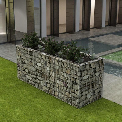 

Gabion Planter Steel 270x90x100 cm
